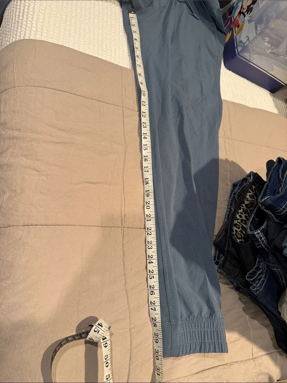 Lululemon ABC Jogger Ribbed Cuff Blue/Grey Men’s 33”